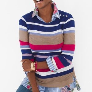 Chico’s Multicolor Stripe Sweater